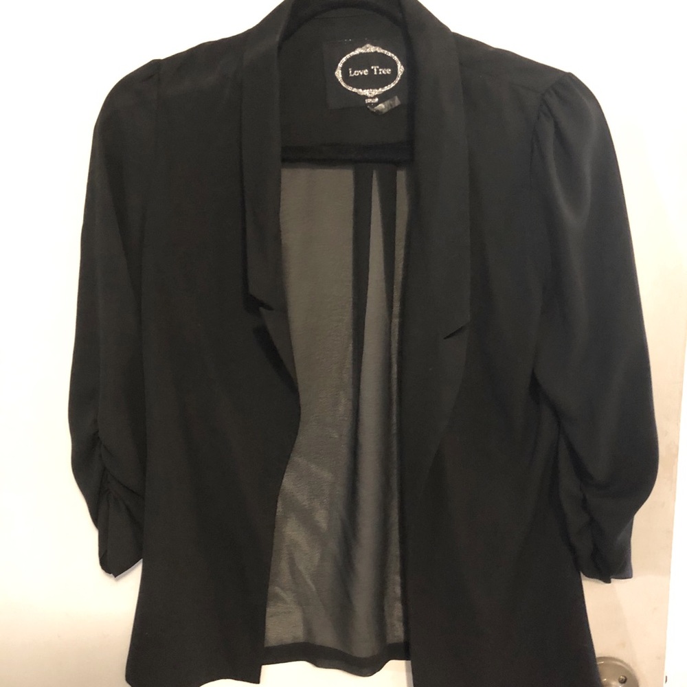 Sheer blazer size S